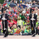 Many of the children are now planning to join the Royal Guard... (Photo: Liv Osmundsen, The Royal Court)
